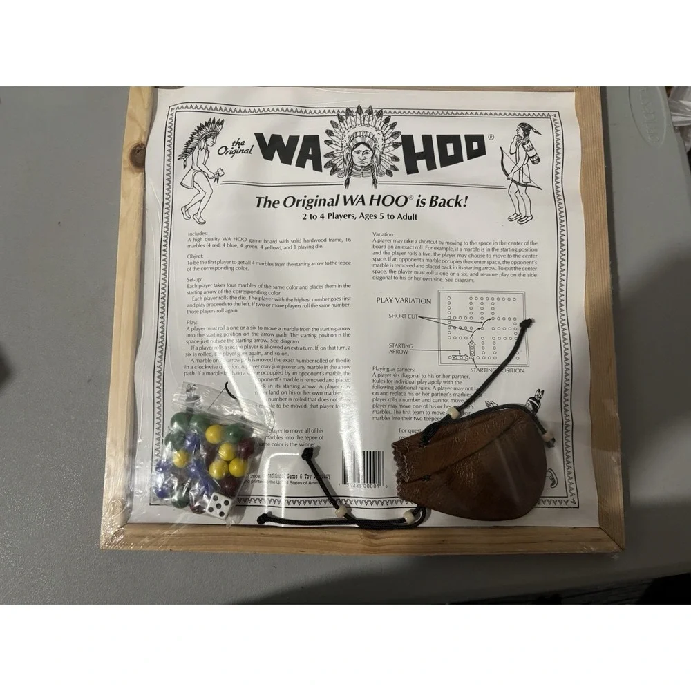 The Original Wa Hoo Board Game-WAHOO!! Made in USA w/Game Pieces - Picture 4 of 5
